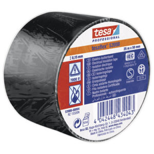 CINTA AISLANTE TESAFLEX 25MX50MM NEGRO TESA TAPE