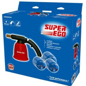 SOPLETE A CARTUCHO + 3 CARTUCHOS C 200 ECO PIEZO SUPER- EGO