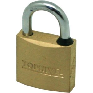 CANDADO ARCO CORTO NIVEL 30 MM LATON