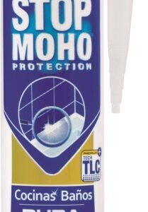 SILICONA ACIDA CEYS COCINAS Y BAÑOS ANTIMOHO STOP MOH XP TRANSLUCIDO 505546 280