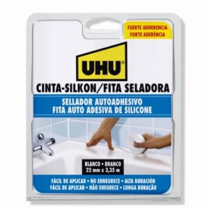 CINTA SELLADORA ADHESIVA COCINA Y BAÐO SILKON 3.5 M X 22 MM BLANCO