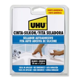 CINTA SELLADORA ADHESIVA COCINA Y BAÐO SILKON 3,5 M X 38 MM BLANCO