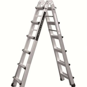 ESCALERA TELESCOPICA ALUMINIO MASTER 6+6 PELDAÑOS COD