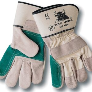 GUANTE PIEL SERRAJE VACUNO Y LONA TUFF REFORZADO EXTRA TALLA