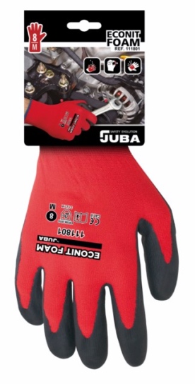 GUANTE NILON / LYCRA RECUBIERTO NITRILO ECONIT FOAM TALLA 10