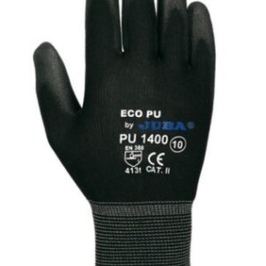GUANTE NILON RECUBIERTO POLIURETANO ECO-PU TALLA 10 NEGRO JU