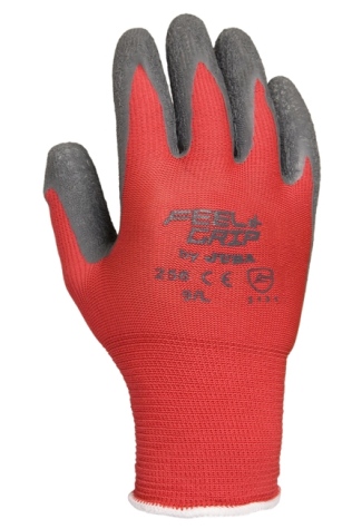 GUANTE POLIESTER RECUBIERTO LATEX RUGOSO FEEL & GRIP TALLA 8