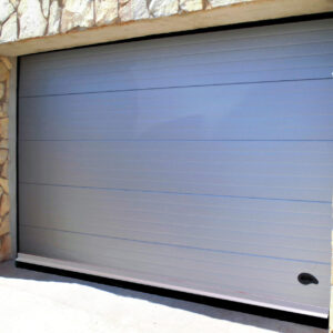 BURLETE GARAJE TORNILLO LABIO BASIC ALUMINIO 305 CM NEGRO