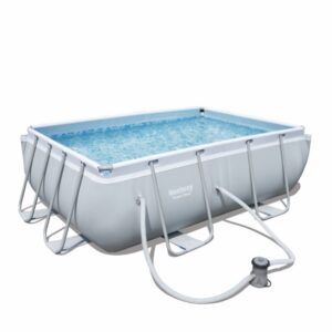 PISCINA PARED PVC BESTWAY DEPURADORA CARTUCHO RECTANGULAR 3662LT POWER STEEL MET