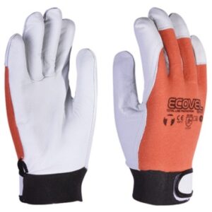 GUANTE PIEL FLOR CABRA Y DORSO ALGODON ECOVEL TALLA 10 3L