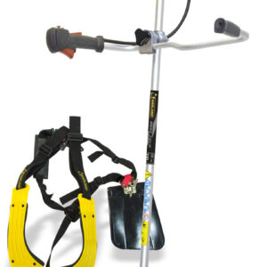 DESBROZADOR JARDIN GARLAND GASOLINA MANILLAR DOBLE 90º 28MM 2 HILOS+DISCO+ARNES