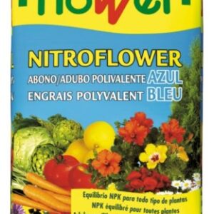ABONO PLANTAS FLOWER SOLIDO POLIVALENTE NITROFLOWER AZUL 10528 750 GR