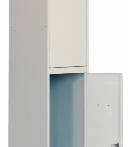 TAQUILLA METALICA VESTUARIO INICIAL 2 PUERTAS GRIS 180 X 30