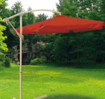 PARASOL JARDIN NATUUR LATERAL SIN FALDON ALUMINIO TERRACOTA 3MT NT123406