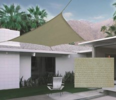 TOLDO JARDIN NATUUR CUADRADO HDPE BEIGE OSCURO 3,6X3,6M NT123413