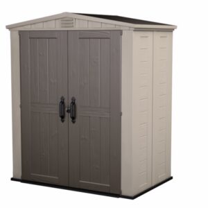 CASETA JARDIN KETER EXTERIOR FACTOR 3X6 RESINA MARRON/BEIGE 178X195,5X208CM 2098