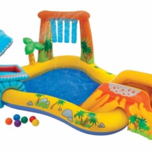 PISCINA HINCHABLE INTEX INFANTIL DINOSAURIO PVC 249X191X109CM 57444NP