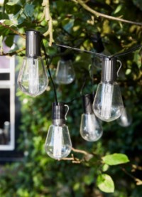 LAMPARA JARDIN LUXFORM GUIRNALDA ALICANTE PLASTICO 3,5M IL951150