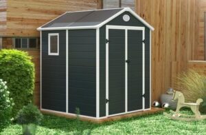 CASETA RESINA NEW DONNA ,188 X 190 X 225 CM ANTRACITA