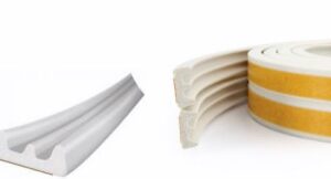 BURLETE PUERTA/VENTANA ADHESIVO CAUCHO E 9 MM X 6 M BLANCO