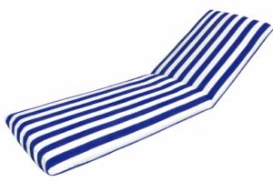 COJIN CAMA 180X50X15CM MONOB. TEPLAS TEXT BLANCO/AZUL 842633