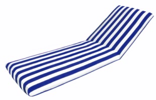 COJIN CAMA 180X50X15CM MONOB. TEPLAS TEXT BLANCO/AZUL 842633