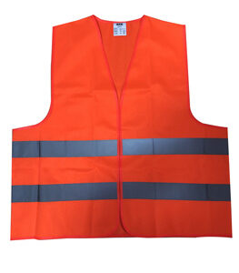 CHALECO ALTA VISIBILIDAD NARANJA TALLA XL NIVEL