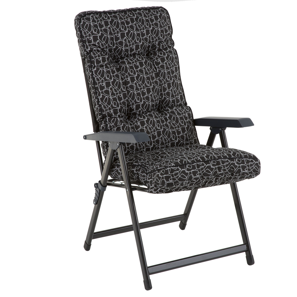SILLA JARDIN NATUUR PLEGABLE 7 POSICIONES ALBA ACERO ANTRACITA NT128705