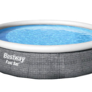 PISCINA PARED PVC BESTWAY DEPURADORA CARTUCHO CIRCULAR 7340LT POLIESTER/PVC GRIS