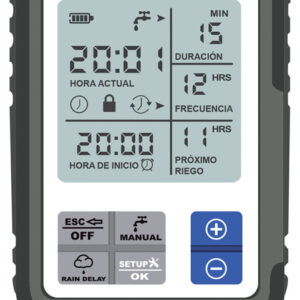 PROGRAMADOR DE RIEGO DIGITAL AQUA FULL VISION V2 AQUA CONTRO