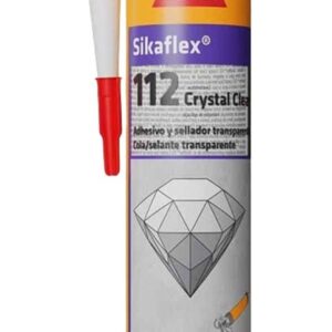 ADHESIVO MONTAJE SELLADOR SIKAFLEX 112 CRYSTAL CLEAR 290 GR
