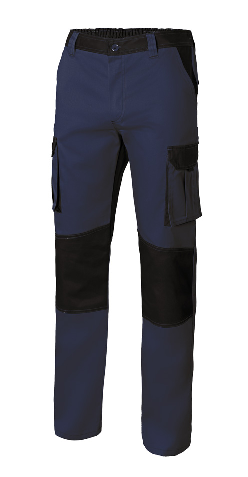 PANTALON POLIESTER / ALGODON 240 GR SOLID MATCH NAVY / NEGRO