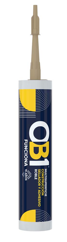ADHESIVO SELLADOR MULTISUPERFICIE OB1 290 ML ROBLE OB1