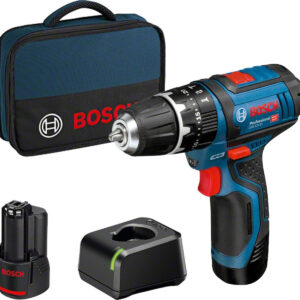 TALADRO ATOR.PERC 12V LI 2BAT 2 AH GSB 12V-15 BOSCH
