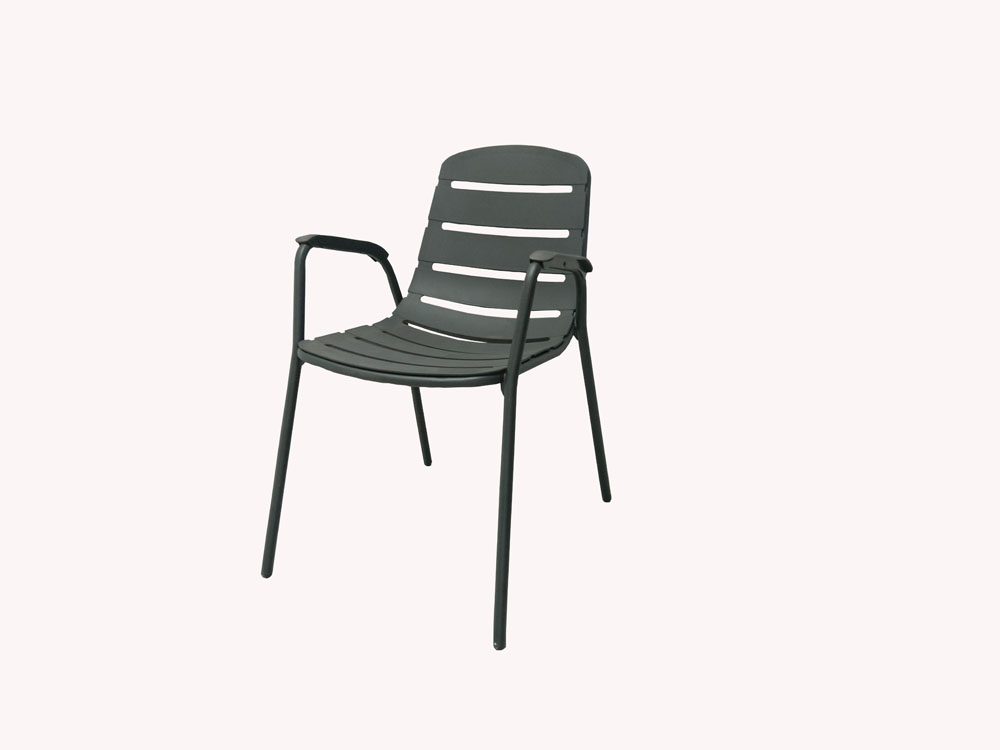 SILLA JARDIN NATUUR PUCON POLIPROPILENO GRAFITO 54,4X63,4X81CM NT132441