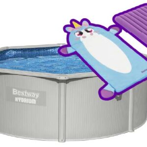 PISCINA REDONDA CHAPA DEPURADORA ARENA POLIESTER,360X120CM