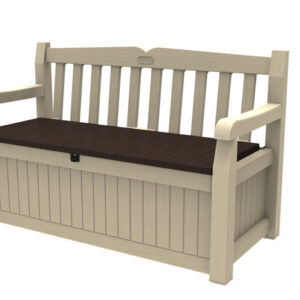 BANCO ARCON ORDEN KETER EXT EDEN GARDEN BENCH PP MA/BEI 140X60X84CM 265LT 18397