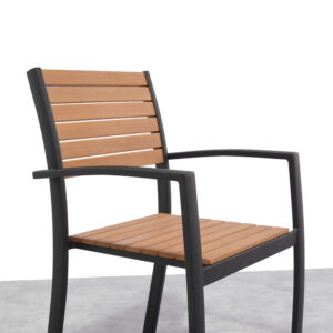 SILLA JARDIN SCANCOM MUB ALUMINIO/MADERA 57X55X84CM 2641400030