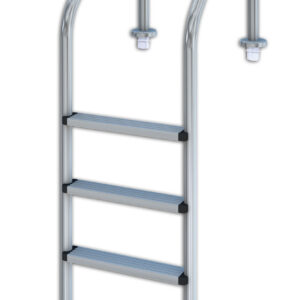 ESCALERA PISC. QP AISI304 509084 AC METALICO 4-PELDAÑOS 509084