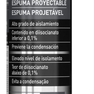 ESPUMA POLIURETANO PROYECTABLE EASYSPRAY 700 ML BLANC