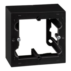 CAJA SUPERFICIE 1 ELEMENTO NEGRO SERIE 10 SIMON