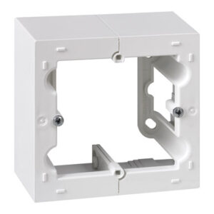 CAJA SUPERFICIE 1 ELEMENTO BLANCO SERIE 10 SIMON