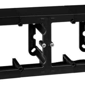 CAJA SUPERFICIE 2 ELEMENTOS NEGRO SERIE 10 SIMON