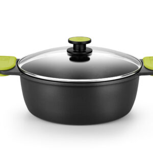CAZUELA ALTA ALUMINIO FUNDIDO FOODIE  28 CM-INDUCCION
