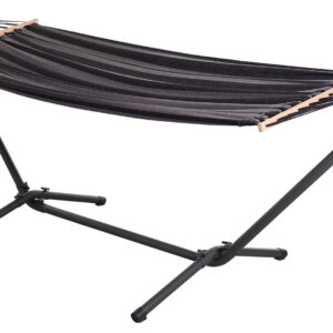 HAMACA CON ESTRUCTURA GRIS 200 X 100 CM