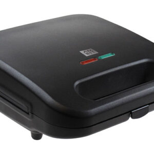SANDWICHERA GRILL CON PLACAS EXTRAIBLES 800 W NEGRA