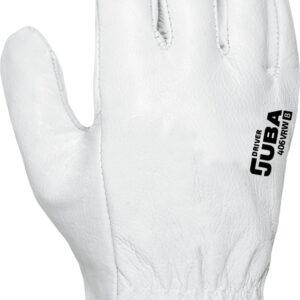 GUANTE PIEL FLOR VACUNO DRIVER NATURAL TALLA 8 JUBA