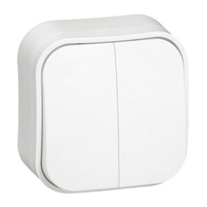 CONMUTADOR DOBLE BLANCO IP21 FORIX LEGRAND