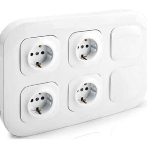 WORKSTATION 4BASES + 2 IP21 FORIX LEGRAND