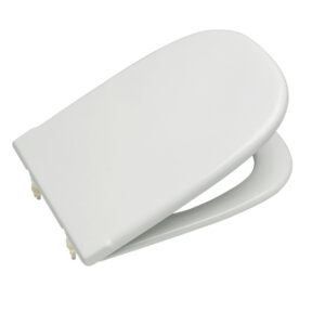TAPA WC DAMA REDONDA BLANCA 32,7 X 45,0 CM ROCA